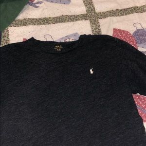 Charcoal polo Ralph Lauren long sleeve men’s shirt